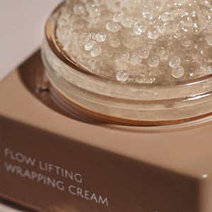 KOY Flow Lifting Wrapping Cream - Face Moisturizer for Anti-Aging, Elasticity - Visibly Firm Skin with Volufiline, Hyaluronic Acid, Collagen - Sleeping Masks - Korean Skin Care, 1.69 Fl.