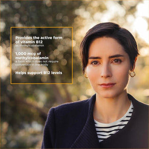 '- B12-Active - Fast-Absorbing -Methylcobalamin - Cherry Flavored - 30 Chewable Tablets