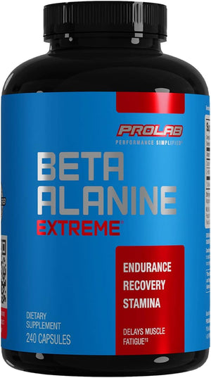 PROLAB Beta Alanine Extreme Capsules W/ Histidine | for Muscle Endurance & Recovery