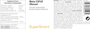 '- Beta 1.3/1.6 Glucan 250 Mg - Immune System Booster - Powerful Immunostimulant - Clinically Proven Properties | Non-Gmo & Gluten Free - 60 Vegetarian Capsules