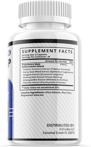 High Pump Men Pills - High Pump Male Vitality Support Supplement OFFICIAL -1Pack