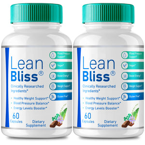 Lean Bliss Natural Slim Capsule Advanced Supplement - Official Formula (2 Pack)