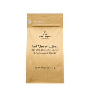 PURE ORIGINAL INGREDIENTS Tart Cherry Extract (1 Lb) Non-Gmo, Herbal Supplement