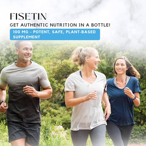 Absonutrix Fisetin 100 Mg, 4 Oz Liquid, 200 Servings, Made in USA, Quick Absorption, Quality Potent Ingredients, Third-Party Tested, Non-Gmo, GMP Certified, Cruelty Free Products
