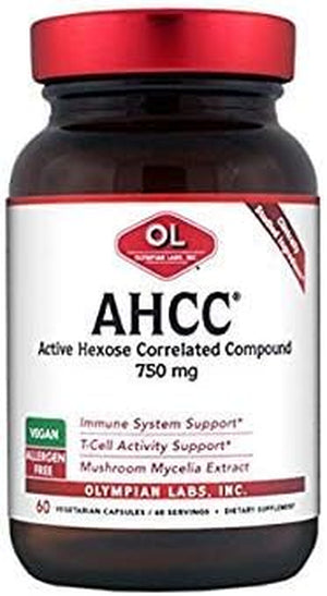 Olympian Labs - Ahcc-750Mg, 750 Mg, 60 Capsules