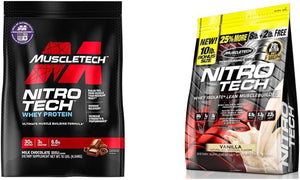 Muscletech Whey Protein Powder Nitro-Tech Whey Protein Isolate & Peptides & Nitro-Tech Whey Protein Powder Isolate & Peptides