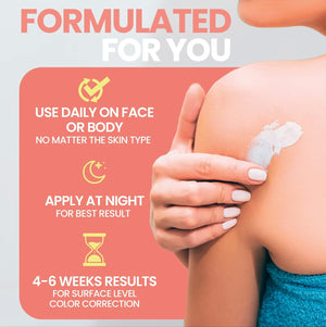 Kojic Acid Face Cream for Dark Spots, Retinol a & Vitamin E Dark Spot Treatment for Women - Anti-Aging & Even Skin Tone – Natural Kojic Acid Cream for Women, 3.4 Oz - 2 Pack