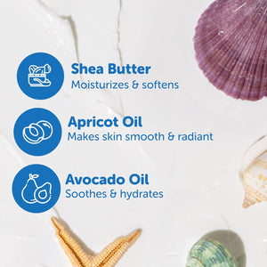 Nectar Bath Treats Body Butter, Whipped Shea Butter, Large Unscented Body Cream for Moisturizing Dry Skin, Hydrating Vegan Shea Lotion for Women, 16 Oz. (Fragrance Free, Large)