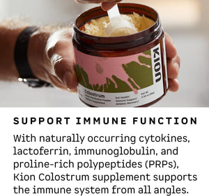 Kion Colostrum | Grass-Fed Bovine | Gut Health and Immune Support | 30 Servings