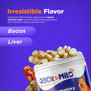 Jack & Milo Organic Cranberry Supplement for Dogs, Dog UTI Incontinence, Kidney and Bladder Control - Cranberry & Antioxidants - Bladder Control for Dogs, USA Made-Non GMO - 120 Tablets