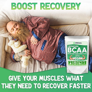 XPRS Nutra BCAA Powder - Amino Acids Supplement for Men - Unflavored BCAA Workout Supplements - Gym Supplements for Men - Amino Acids Supplement for Women for Gym Post Workout Recovery (2 Pounds)