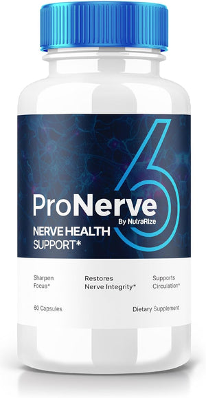 Pronerve6 for Neuropathy, Pronerve 6 Advanced Nerve Support Supplement, Pro Nerve 6 Capsules for Nerve Health and Vitality, Pronerve6 Pastillas Reviews (60 Capsules)