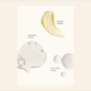 SHANI DARDEN SKINCARE Starter Set, Travel Size Cleansing Serum, Retinol Reform Anti-Aging Serum and Lactic Acid Face Serum for the Appearance of Glowing and Smooth Skin (3 Pack)