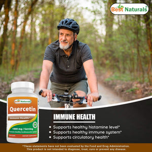 Best Naturals Quercetin 1000 Mg/Serving 120 Veggie Capsules (120 Count (Pack of 1))