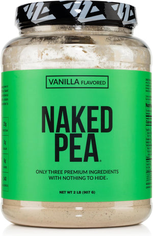NAKED Pea - 5LB 100% Pea Protein Powder from North American Farms - Unflavored Vegan Pea Protein Isolate - Plant Protein Powder, Easy to Digest - 76 Servings