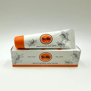 Yu-Be Moisturizing Skin Cream Tube (Duo): Dry & Damaged Skin Relief Cream for Night and Day | Deeply Hydrating Moisturizer for Cracked, Chapped Skin | Vegan Paraben & Cruelty Free - 1 Fl Oz/28Ml X 2