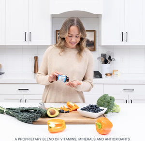 Blue Bliss Vision Support - Eye Vitamins with Lutein, Bilberry and Zeaxanthin - Vitamin Supplement for Macular Degeneration Support, Vision Health and Preservation for Adults Seniors 60 Capsules