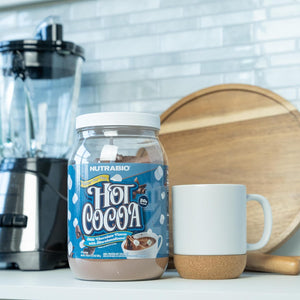 Nutrabio – Hot Chocolate Protein Powder – Support Muscle Recovery, Strength and Size – Low Calorie, Low Carb – 18 Servings – 20 Grams of Protein