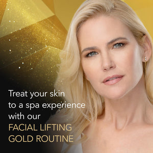 CICATRICURE Gold Lift anti Gravitational Wrinkles Skin Care Gift Set with Day Anti-Wrinkle Cream + SPF 30 , Night Anti-Wrinkle Cream & Dual Contour Eye and Lip Wrinkle Cream, 3 Piece Set