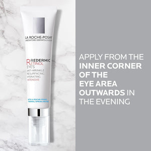 La Roche-Posay Redermic R Eyes Retinol Eye Cream, Anti-Aging Eye Cream to Reduce Wrinkles and Dark Circles with Pure Retinol and Caffeine, 0.5 Fl Oz (Pack of 1)