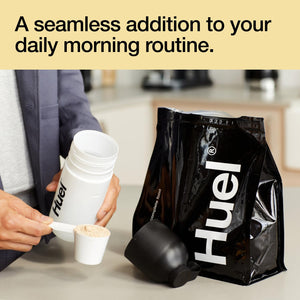 Huel Black Edition | Vanilla 40G Vegan Protein Powder | Nutritionally Complete Meal | 27 Vitamins and Minerals, Gluten Free | 17 Servings | Scoop Not Included to Reduce Plastic