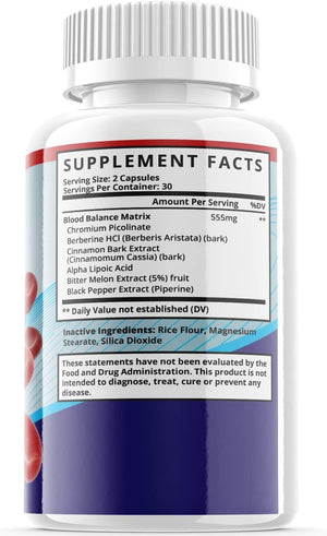 Glucofreeze Pills - Gluco Freeze Pills for Blood Sugar Support - 1 Pack