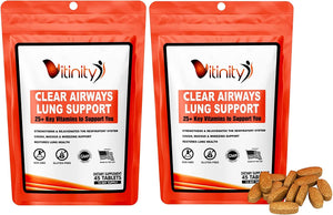 Lung Cleanse & Respiratory Support Supplement-Natural Lung Health Complex-Lung Detox for Those with Breathing, Asthma, Seasonal Allergy (30 Day)