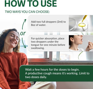 Mullein Leaf Extract: Mullein Extract for Lungs - Lung Cleanse - Mullein Tincture - Mullein Drops for Lungs - Respiratory Health Support - Healthy Breathing - Non-Gmo - Vegetarian - 1 Month Supply