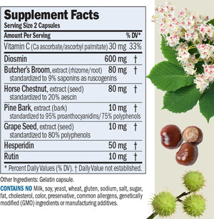 ANDREW LESSMAN Circulation & Vein Support for Healthy Legs 180 Capsules - High Bioactivity Diosmin, Butcher'S Broom, Visibly Reduces Swelling & Discomfort in Feet, Ankles, Calves, Legs