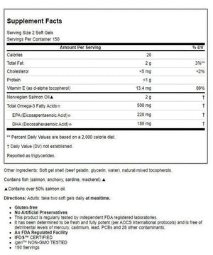 Laboratories Norwegian Salmon Oil 300 Softgel