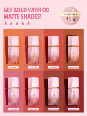 SHEGLAM Color Bloom Liquid Blush Makeup for Cheeks Matte Finish - Hush Hush