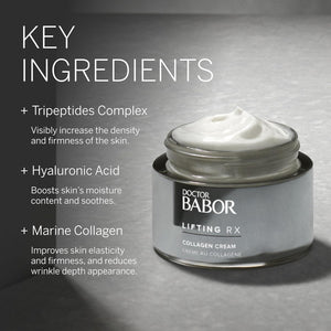 BABOR DOCTOR Lifting Rx Collagen Cream, Plumping & Firming Day and Night Cream to Reduce Appearance of Fine Lines and Wrinkles, 1.7Oz