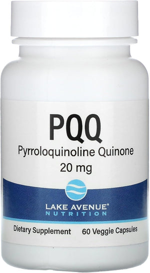 Lake Avenue PQQ, Pyrroloquinoline Quinone, 20 Mg, 60 Veggie Capsules