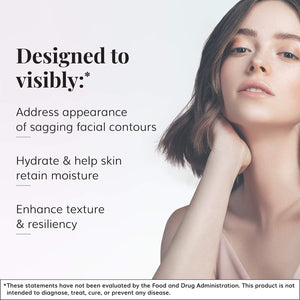 Le Mieux Collagen Peptide Serum - Concentrated, Creamy anti Aging Face Serum with Skin Contouring Peptides & Moisturizing Hyaluronic Acid, No Parabens or Sulfates (1 Oz / 30 Ml)