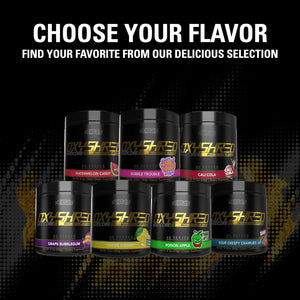 EHP Labs Oxyshred Hardcore Super Dosed Pre Workout Powder - Preworkout Powder with L Glutamine & Acetyl L Carnitine, Energy Boost Drink - 275Mg of Caffeine - Watermelon Candy, 40 Servings