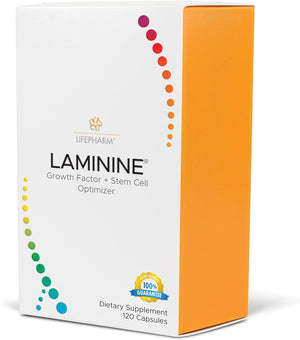 LAMININE: Cellular Support for Wellness, Cognitive Function & Vitality - Stem Cell Rejuvenation, Stress Relief & Joint Discomfort Reduction (120 Count)