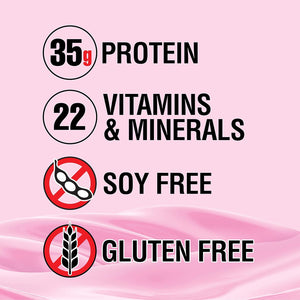 Lean Body MRP All-In-One Vanilla Meal Replacement Shake, 40G Protein, Whey Blend , 8G Healthy Fats Efa'S & Fiber, 22 Vitamins and Minerals , No Artificial Color, Gluten Free, (20 Packets)