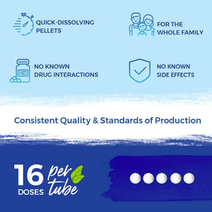 Boiron Strontium Carbonicum 30C for Head Congestion - 80 Pellets (Pack of 2)