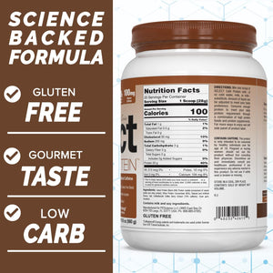 Pescience Select Cafe Protein, Iced Mocha, 20 Servings, Coffee Flavored Whey and Casein Blend