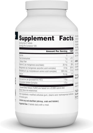 Source Naturals Extra Strength Glucosamine Chondroitin,Promotes Healthy Joints* - 120 Tablets