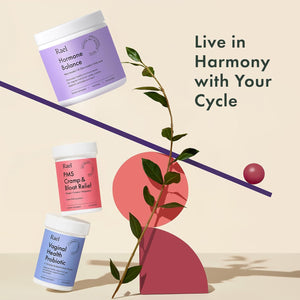 Rael Supplement for Women Bundle - Hormone Balance, Myo-Inositol & D-Chiro Inositol (30 Day Supply) & Probiotics, 15 Billion CFU (30 Day Supply) & PMS Supplement (28 Capsules)