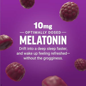 Force Factor Somnapure Gummies with Melatonin for Adults, Non-Habit-Forming Sleep Aid Supplement for Deep Sleep, Stay Asleep Longer, Wake up Refreshed, Dream Berry Flavor, 120 Count(Pack of 1)