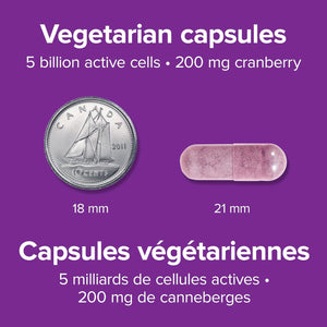 Webber Naturals Women'S Multi Probiotic with Cranberry, 45 Capsules