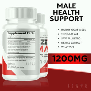 Sizemax Supplement for Men'S Health, Size Max Male Performance Pills 60Ct