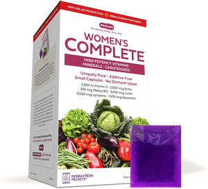 ANDREW LESSMAN Multivitamin - Women'S Complete 30 Packets – High Potencies of 30+ Nutrients, Essential Vitamins, Minerals & Carotenoids. Small Easy-To-Swallow. No Binders, No Fillers, No Additives