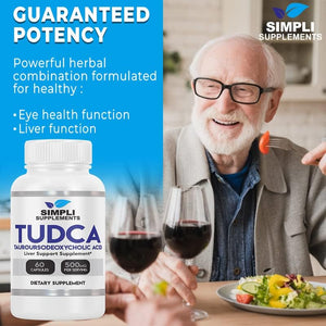 Premium TUDCA Liver Support Supplement - Traditional Chinese Medicine for Liver Health - Promote Overall Well-Being - Safe and Effective - Enzyme Reduction and Eye Protection