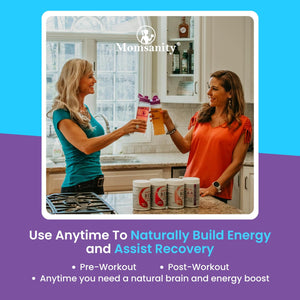 BCAA Pre Workout Powder for Moms | Naturally Sweetened with Stevia, Erythritol, & Monk Fruit to Help Build Energy Pre & Post Workout | 40 Servings (Raspberry Lemonade)