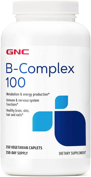 GNC B-Complex 100 | Metabolism & Energy Production | 250 Count