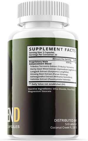 Prostamend Pills - Prostamend Male Vitality Support Supplement ORIGINAL - 2 Pack