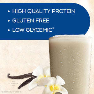 Atkins Creamy Vanilla plus Protein Shake, 30G Protein, 7G Fiber, 1G Net Carb, 1G Sugar, Keto Friendly, Low Carb, High Protein Drink, 12 Count